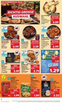 Aktueller Kaufland Dingolfing Prospekt Kaufland Prospekt Dingolfing "RICHTIG GRILLEN - RICHTIG GĂNSTIG" mit 8 Seiten