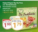 Big City Pizza bei GLOBUS im Prospekt "" für 1,79 €