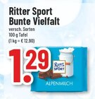 Bunte Vielfalt Alpenmilch im Angebot bei Trinkgut in Kaarst Bunte Vielfalt Alpenmilch Angebote von Ritter Sport bei Trinkgut Kaarst für 1,29 €