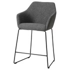 Barhocker Metall schwarz/Gunnared dunkelgrau von TOSSBERG für 129,00 € bei IKEA im Angebot Barhocker Metall schwarz/Gunnared dunkelgrau von TOSSBERG im aktuellen IKEA Prospekt
