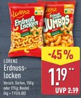 Erdnuss-locken von Lorenz für 1,19 € bei ALDI Nord im Angebot Erdnuss-locken von Lorenz im aktuellen ALDI Nord Prospekt