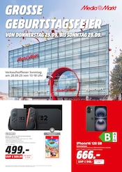 Aktueller MediaMarkt Saturn Elektromärkte Prospekt in Wedel und Umgebung, "GROSSE GEBURTSTAGSFEIER" mit 12 Seiten, 25.09.2025 - 28.09.2025