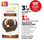Tablette de Chocolat - Lindt en promo chez Super U Goussainville à 4,63 €