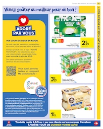 Prix et réduction Crème dans le prospectus Carrefour Market en cours Offre Crème dans le catalogue Carrefour Market du moment à la page 7