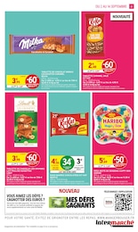 Prix et réduction Kit Kat dans le prospectus Intermarché en cours Offre Kit Kat dans le catalogue Intermarché du moment à la page 21