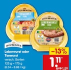 Leberwurst Angebote bei Netto Marken-Discount Baden-Baden für 1,11 €