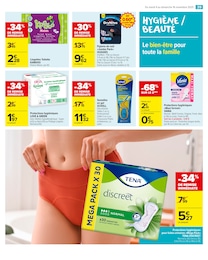 Prix et réduction Lingettes dans le prospectus Carrefour Market en cours Offre Lingettes dans le catalogue Carrefour Market du moment à la page 41