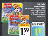 Mini Würstchen im Angebot bei EDEKA in Altenburg Mini Würstchen Angebote von Ferdi Fuchs bei EDEKA Altenburg für 1,11 €