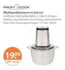 Multizerkleinerer PC-MZ1227 von Profi Cook im aktuellen V-Markt Prospekt für 19,99 €