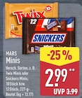Twix Minis im Angebot bei ALDI Nord in Hagen Twix Minis Angebote von Mars bei ALDI Nord Hagen für 2,99 €