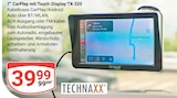 7" CarPlay mit Touch-Display TX-320 Angebote von Technaxx bei GLOBUS Duisburg für 39,99 €