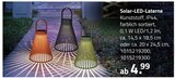 Solar-LED-Laterne Angebote bei ROLLER Aalen für 4,99 €