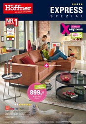 Aktueller Höffner Prospekt mit Sofa, "Express Spezial", Seite 1
