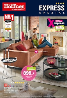 Ecksofa im aktuellen Höffner Prospekt (Duisburg) Ecksofa im Höffner Prospekt "Express Spezial" mit 8 Seiten (Duisburg)