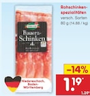 Rohschinkenspezialitäten im Netto Marken-Discount Prospekt Rohschinkenspezialitäten im aktuellen Netto Marken-Discount Prospekt für 1,19 €