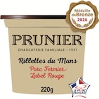 Rillettes du mans de porc fermier - PRUNIER à 1,07 € dans le catalogue Intermarché Hyper