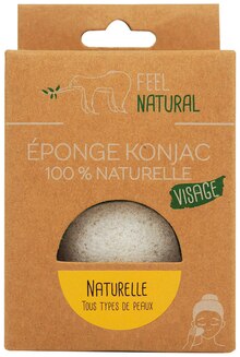 Éponge Konjac naturelle - Monoprix à Boulogne-Billancourt Éponge Konjac naturelle en promo chez Monoprix Boulogne-Billancourt à 9,99 €