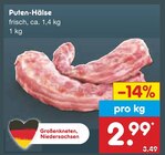 Aktuelle Pute Angebote bei Netto Marken-Discount in Hannover Aktuelles Puten-Hälse Angebot bei Netto Marken-Discount in Hannover ab 2,99 €