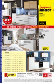 Küchenblock im Wohn Schick Prospekt in Reutlingen Aktueller Wohn Schick Prospekt mit Küchenblock, "JUBILÄUMS-PRÄMIE", Seite 12