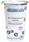 Aktuelles Buttermilch Drink Heidelbeere oder Buttermilch Drink Himbeere Angebot bei REWE in Braunschweig ab 0,99 €