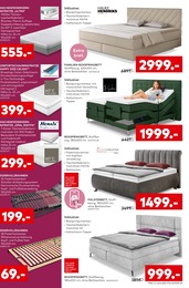Matratze Angebot im aktuellen porta Möbel Prospekt auf Seite 9