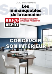 Catalogue Brico Dépôt à Charleville-Mézières "Les immanquables de la semaine", 1 page, 21/09/2023 - 27/09/2023 Prospectus Brico Dépôt à Charleville-Mézières "Les immanquables de la semaine", 1 page, 21/09/2023 - 27/09/2023