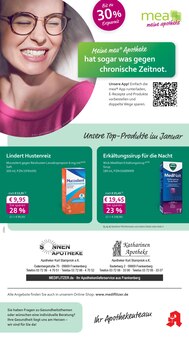 Aktueller mea - meine apotheke Prospekt (Frankenberg (Sachsen), 4 Seiten zum blättern mea - meine apotheke Prospekt Unsere Januar-Angebote mit 4 Seiten