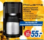 Aktuelles Kaffeeautomat Milano Thermo CT3818 Angebot bei expert in Reutlingen ab 55,00 €