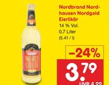 Nordgold Eierlikör Angebote von Nordbrand Nordhausen bei Netto Marken-Discount Suhl für 3,79 €