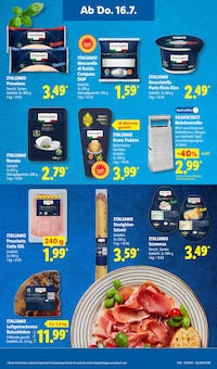 Mozzarella im aktuellen Lidl Prospekt (Bielefeld) Mozzarella im Lidl Prospekt "LIDL LOHNT SICH" mit 72 Seiten (Bielefeld)
