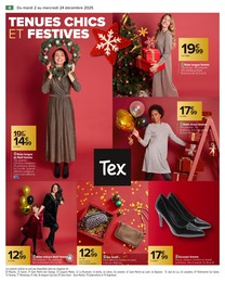 Prix et réduction Robe Longue dans le prospectus Carrefour en cours Offre Robe Longue dans le catalogue Carrefour du moment à la page 6