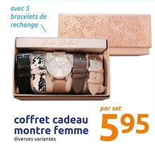 coffret cadeau montre femme