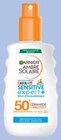 Spray hypoallergénique enfant très haute protection FPS50+ Ambre Solaire - Garnier en promo chez Intermarché Spray hypoallergénique enfant très haute protection FPS50+ Ambre Solaire - Garnier dans le catalogue Intermarché