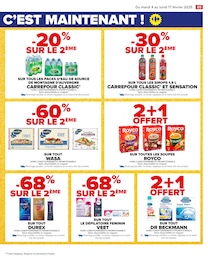 Offre Eau Minérale dans le catalogue Carrefour du moment à la page 67