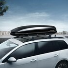 Dachbox Comfort 340, schwarz (hochglanz), 3-Punkt-Zentralverriegelung im Volkswagen Prospekt zum Preis von 677,00 €