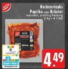 EDEKA Leopoldshöhe - Nackensteaks Paprika Angebot im Prospekt Nackensteaks Paprika bei EDEKA im Leopoldshöhe Prospekt für 4,49 €