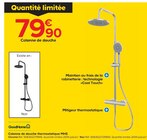 Colonne de douche thermostatique MHS Chromé - GoodHomeGOODHOME dans le catalogue Castorama