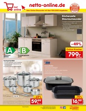 Aktueller Netto Marken-Discount Prospekt mit Küchenmöbel, "Aktuelle Angebote", Seite 47