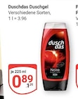 Duschgel im Angebot bei GLOBUS in Amberg Duschgel Angebote von Duschdas bei GLOBUS Amberg für 0,89 €