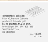 Holz-Zentrum Theile - Terrassendiele Bangkirai Angebot im Prospekt Terrassendiele Bangkirai bei Holz-Zentrum Theile im Prospekt "" für 15,94 €