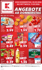 Aktueller Kaufland Prospekt mit Sonnenblumenöl, "Aktuelle Angebote", Seite 1