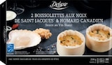 2 boissolettes aux noix de Saint-Jacques et homard canadien - Deluxe en promo chez Lidl Valence à 6,53 €
