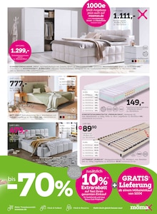 Bett Angebot im aktuellen mömax Prospekt auf Seite 5