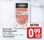 Wurstaufschnitt von Bauerngut im aktuellen EDEKA Prospekt