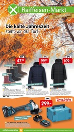 Damenbekleidung im Raiffeisenmarkt Prospekt in Osnabrück Aktueller Raiffeisenmarkt Prospekt mit Damenbekleidung, "Die kalte Jahreszeit steht vor der Tür", Seite 1