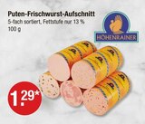 Aufschnitt im V-Markt Prospekt Puten-Frischwurst-Aufschnitt von Höhenrainer im aktuellen V-Markt Prospekt für 1,29 €