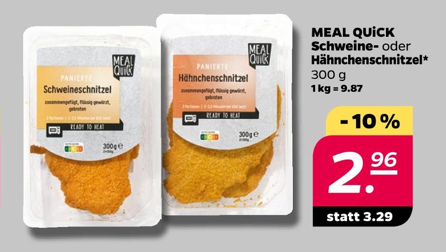 Schweine- oder Hähnchenschnitzel
