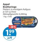 Bratheringe im V-Markt Prospekt Bratheringe von Appel im aktuellen V-Markt Prospekt für 1,99 €
