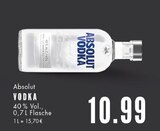 Vodka im Angebot bei EDEKA in Bochum Vodka Angebote von Absolut bei EDEKA Bochum für 10,99 €