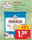 Mandeln Angebote von Backfee bei Netto Marken-Discount Dresden für 1,29 €